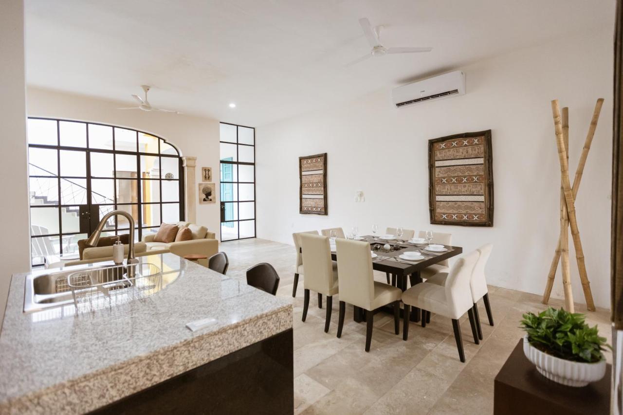 Casa Ubicada En El Corazon De Merida, Ac Y Piscina! Eksteriør billede
