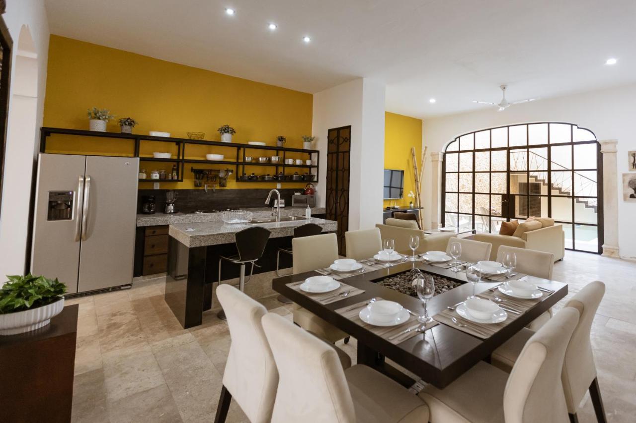 Casa Ubicada En El Corazon De Merida, Ac Y Piscina! Eksteriør billede